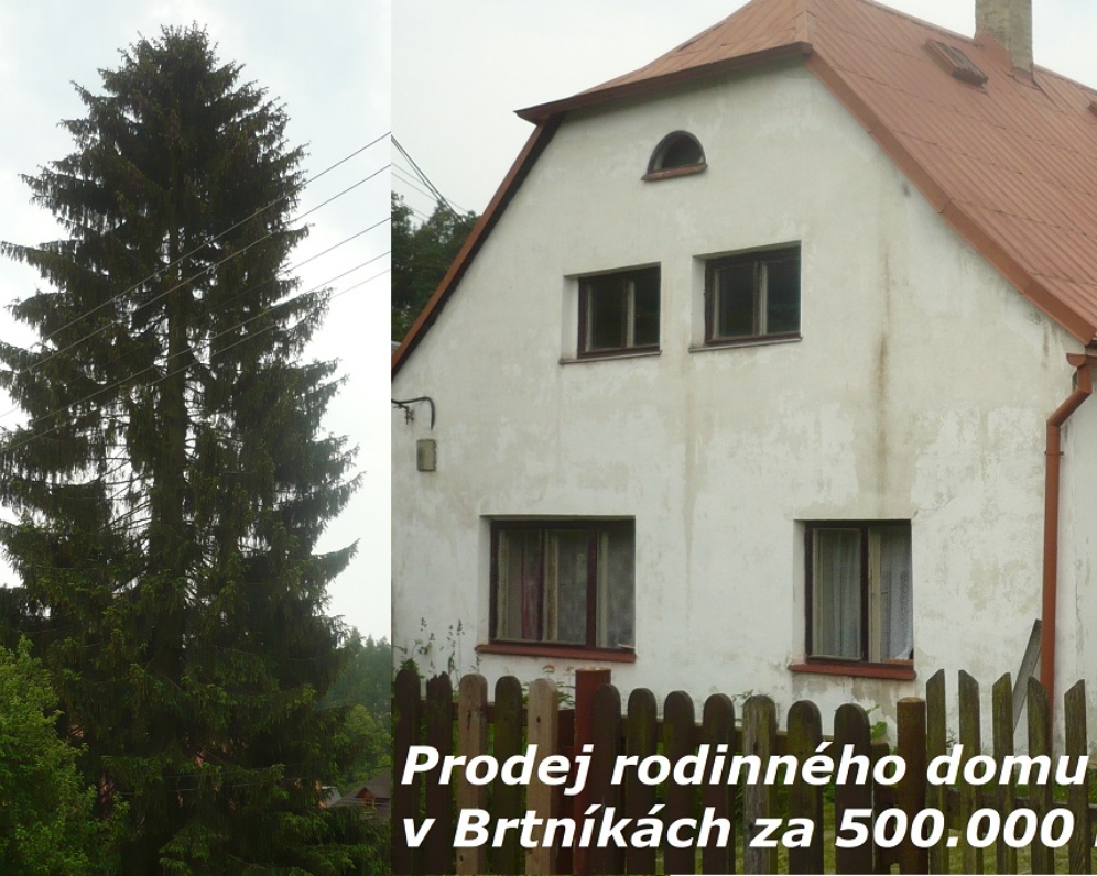 Rodinný dům - chalupa, Staré Křečany - Brtníky, 147 m2 zast.pl., 900 m2 zahrada. Prodáno za cenu 500.000 Kč